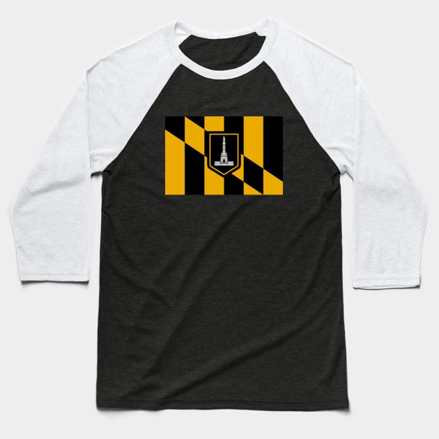 Flag of Baltimore Baseball T-Shirt by brigadeiro